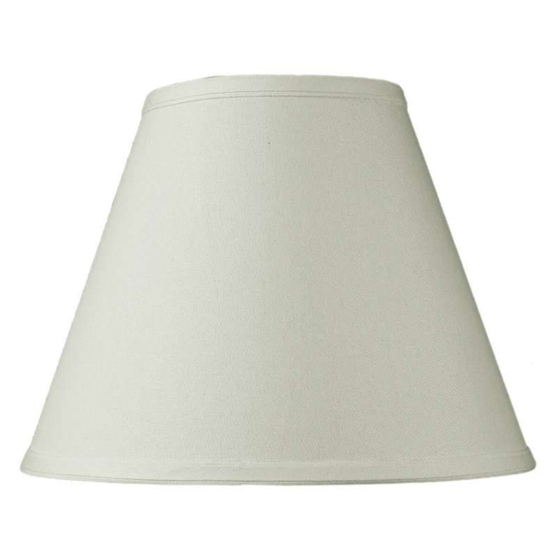 9'' H Linen Empire Lamp Shade, Light oatmeal