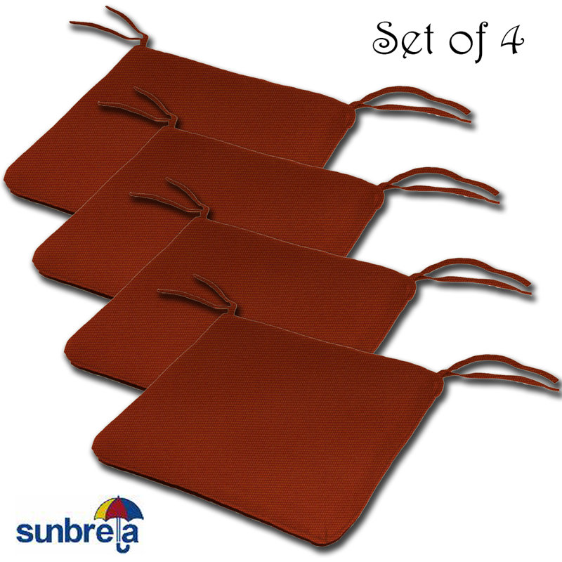 Coussin Sunbrella intérieur / extérieur Knife Edge, Terre cuite, H 2 po x l 20 po x P 18 po
