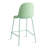 Kyoto 26'' Minimalist Industrial Plastic Counter Stools with Metal Legs, Kitchen Bar stools, Suitable for Indoor and Outdoor cafes and Restaurants (Set of 4)