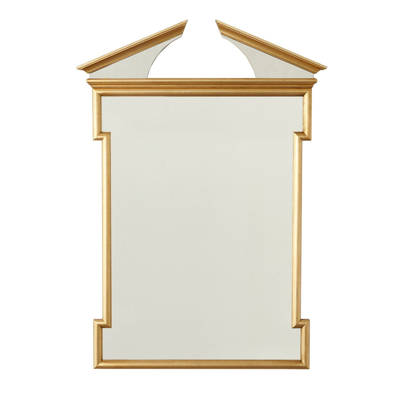 Broken Pediment Mirror-Gold Leaf