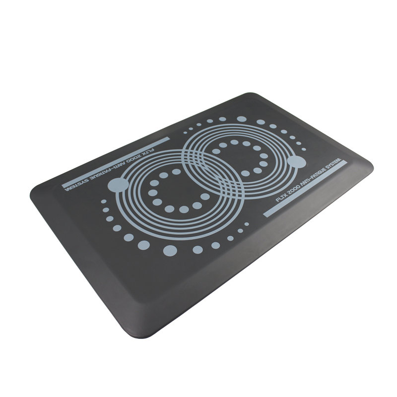 Floortex Anti-Fatigue Mat, Rectangle 50 x 80cm, Slate Grey