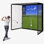 GoSports Range Cage ELITE Golf Hitting Net - Golf Simulator Enclosure with Impact Screen