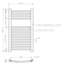 Ailn Curved Towel Rail Heated Towel Rails