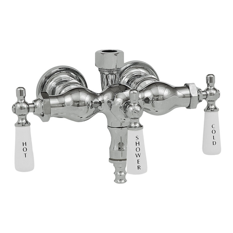 P0006 Tub Faucet with Diverter Handle and Lock Down Nuts