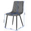 43.5cm H Velvet Upholstered Side Chair-1493712112