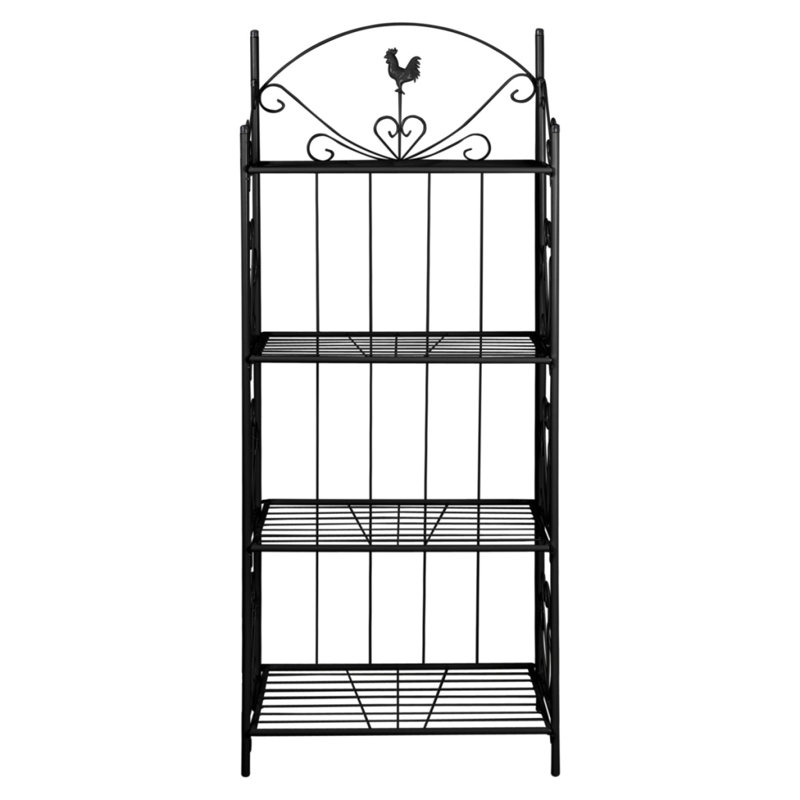 Metal Plant Stand, Black