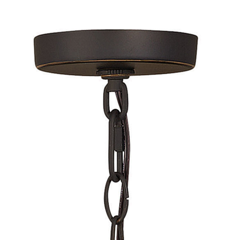 Alford Place 4 -Bulb 24.5" H Outdoor Pendant, Oil Rubbed Bronze, 100W