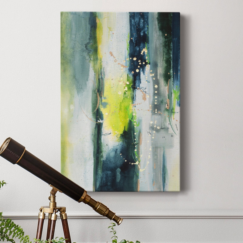 Treetops I - impression sur toile tendue, H 12 po x l 8 po x P 1 po