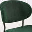 Ensemble de 2 chaises de salle à manger en tissu Boucle avec pieds en métal pour la salle à manger, la cuisine et le salon-117538481-117538482