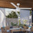 Skelton 44'' Indoor Ceiling Fan with Light, 3-Blade Pull Chain Ceiling Fan, Reversible AC Motor, Color Changing LED Light Kit - Matte White-1230574623-1277667852-1277667843