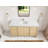 Elizabeth Oak 60 In. W X 22 In. D Single Sink Bathroom Vanity With 2 In. Quartz-109589244