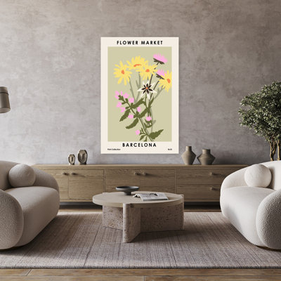 Art contemporain, art floral abstrait