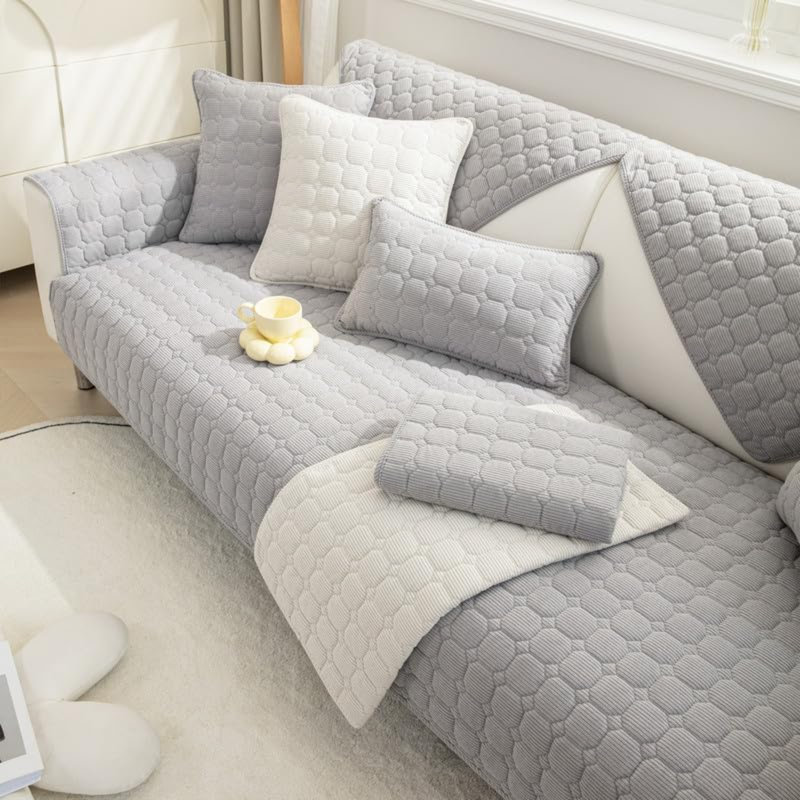 Simonette Outdoor Patio Sofa Cover, Soft Corduroy