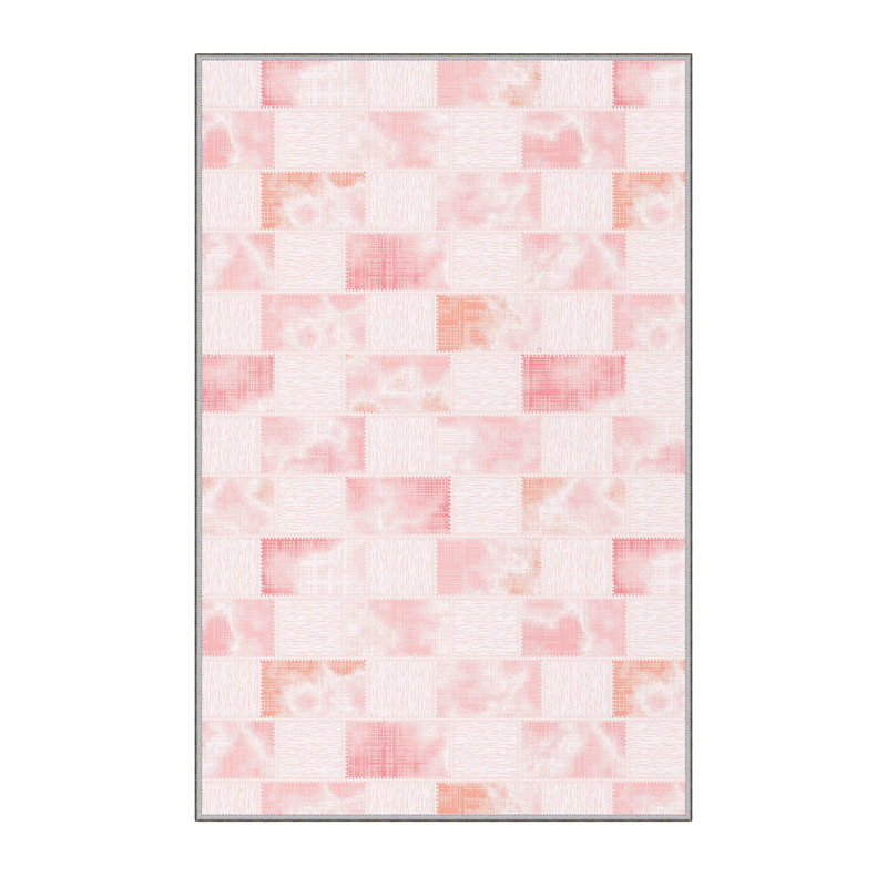 Antibacterial Woven Carpet (3D Digital Print) 4.0 x 5.9 Feet, 100% Polyester, Pile Height: 0.3 Inches | PVC Felt Dot Non-Slip Underside, Machine Washable, Perfect for Living Room & Bedroom Decor