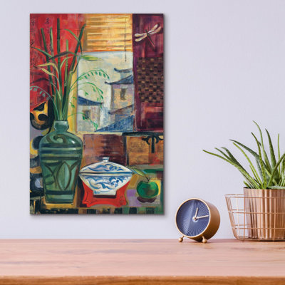  'Eastern Melody C' by Silvia Vassileva Acrylic Glass Wall Art, 12" x 16"