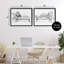 Ensemble de cadres flottants 2 pièces Lounging Jungle Beasts, design par Victoria Barnes-1412134498-1412134510