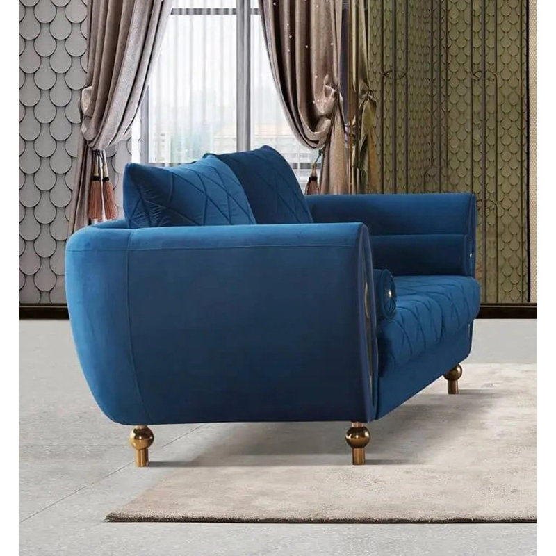 Infinity Velvet Loveseat