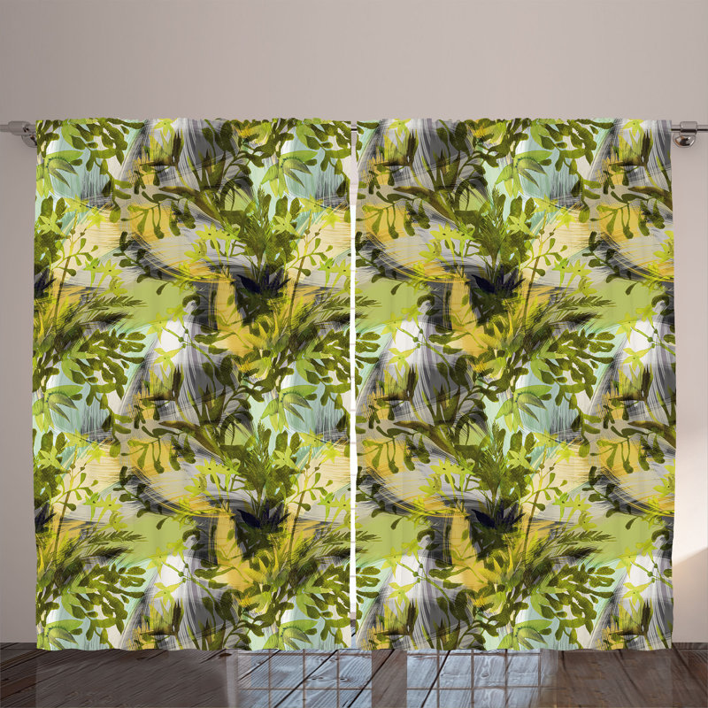 Semi Sheer Curtain Pair