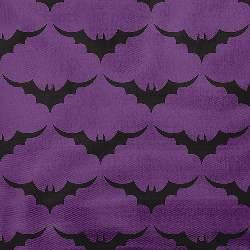 Witches Brew Outdoor Reversible Throw Pillow, 16" x 16", Amethyst
