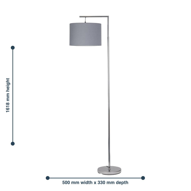 Hameedah 161.8cm Task Floor Lamp Set