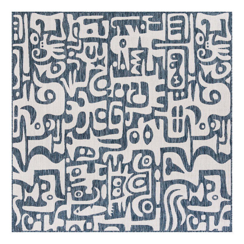 Lyric Hower Indoor/Outdoor Area Rug, Square 7'10"