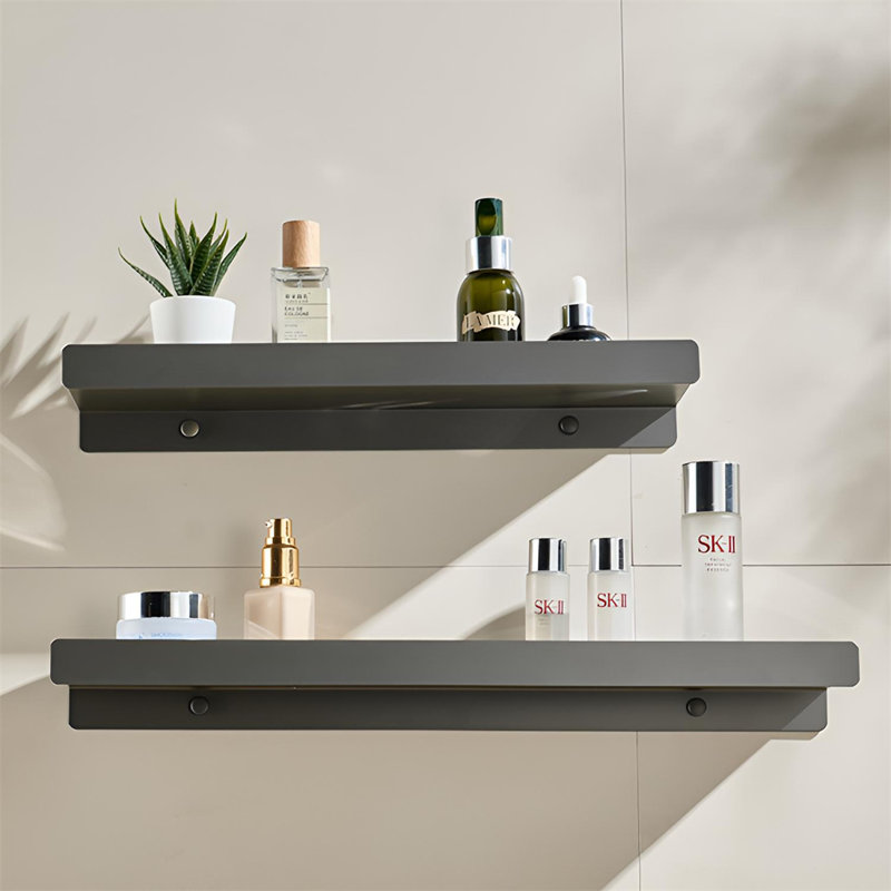 Aerospace Aluminum Wall Shelf, 1.57" H x 19.68" W x 4.33" D