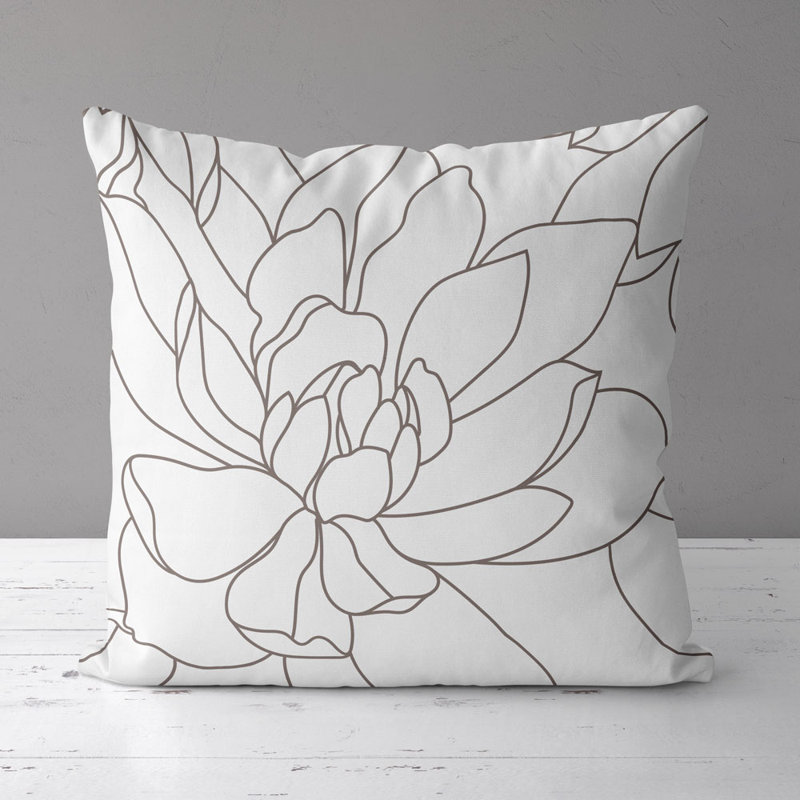 Housse de coussin carré et insert, Taupe