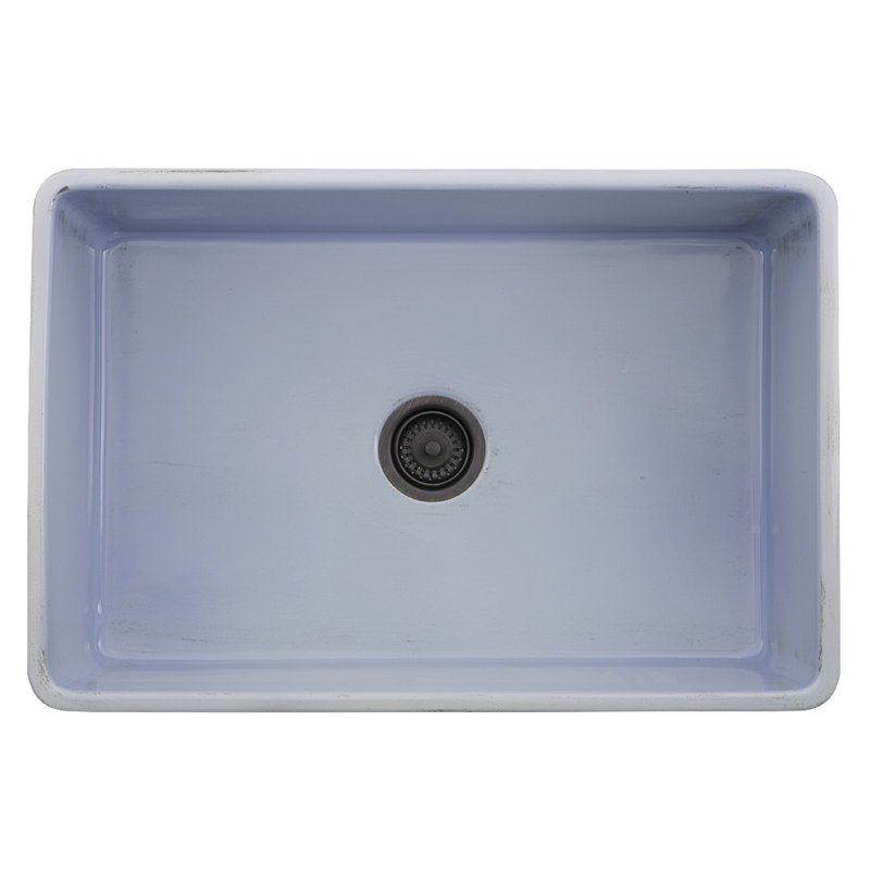 Vineyard 29.75'' L Single Basin Kitchen Sink, Shabby Sugar