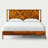 Ethan Solid Wood Platform Bed with Headboard, Rustic Bed Frame-620431626-652529524