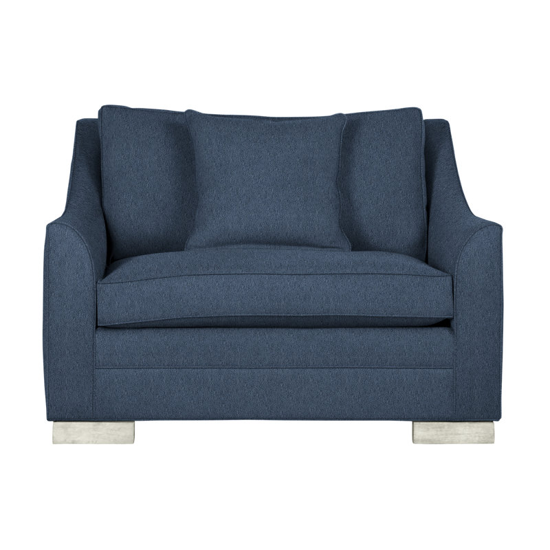 Chaise et demi 50,5 po Nicholas, Bleu Navada, Wrenn