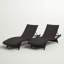 Ensemble de chaises longues inclinables 79,25 po Blaise-654168744