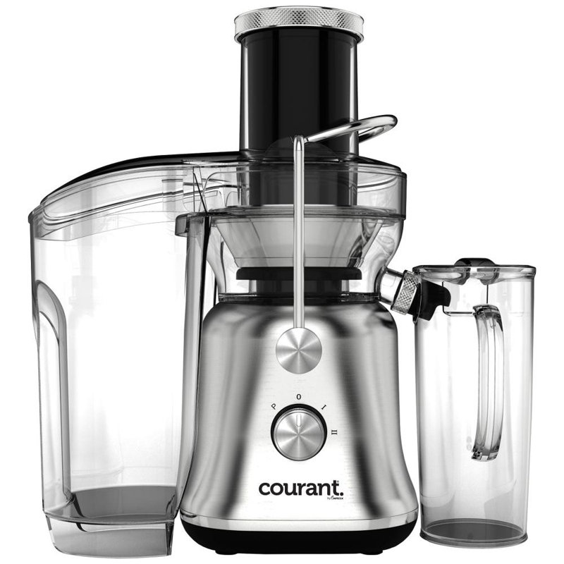 Upscale-design Whole Fruit Juicer, 3.35" X-Large feeding tube, 800 Watts includes X- Large Stylish accessories