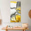Pop of Yellow Abstract III - Ensemble de 3 toiles tendues-166746959