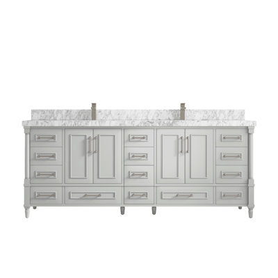 Ensemble de meuble-lavabo double 84 po Aberdeen