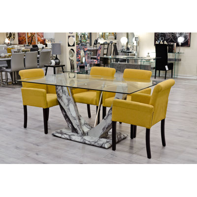 Eunice 4 - Person Dining Set