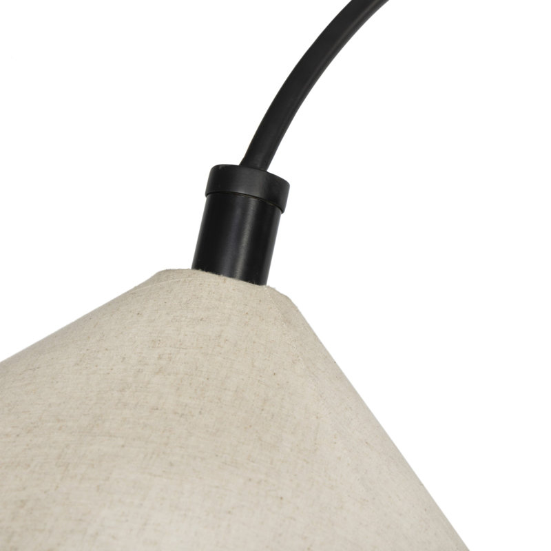 Emile Floor Lamp-Flax Linen