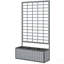 Wooden Raised Garden Bed With Trellis-220119759