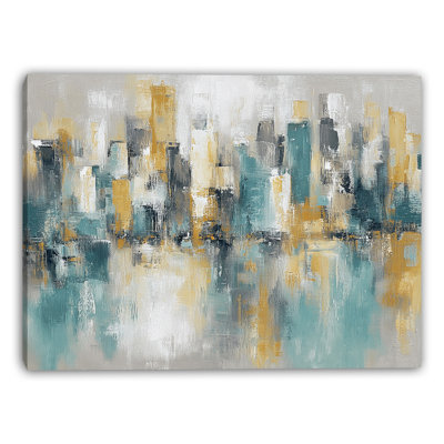 Art mural sur toile Mist City Glow