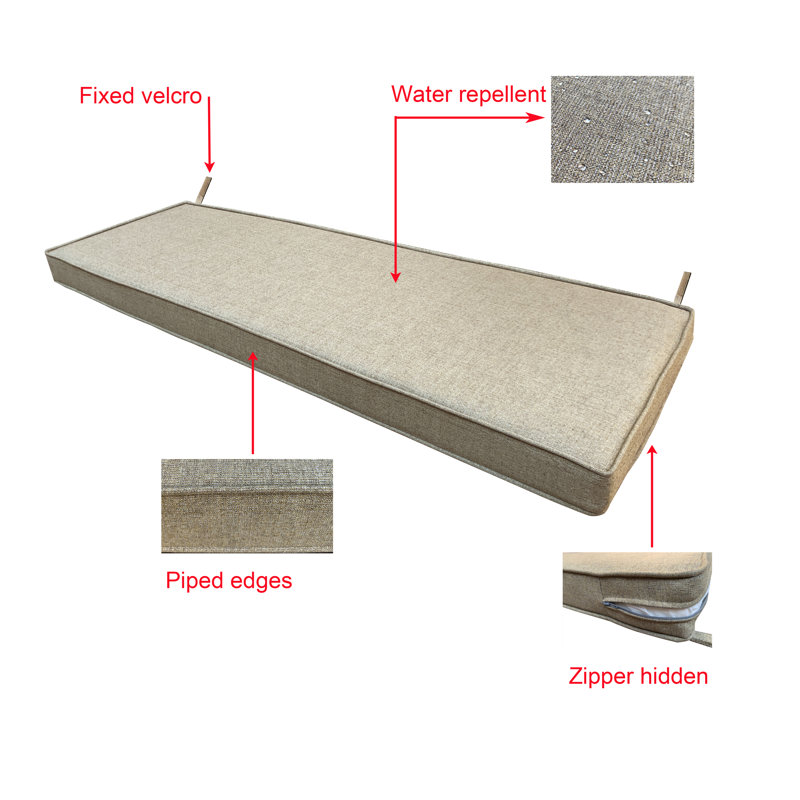 Replacement SEAT CUSHIONS for Model# GCS00229C Garden Treasures 3-person swing