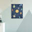Tableau rétro du système solaire Planètes de la Voie Lactée-1026035451-1026031864