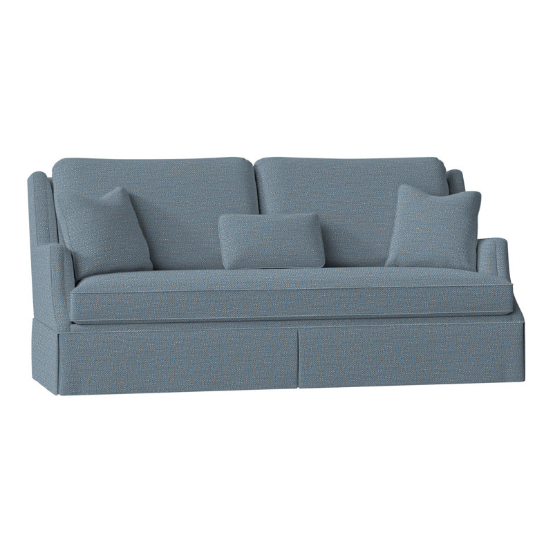 Savannah 87.5" Chenille Round Arm Sofa with Reversible Cushions, Perigold Page Harbour