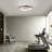 20" Flush Mount Modern Dimmable LED Ceiling Fan Light with App / Remote Control, Timer, 3 Color Temperatures
