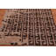 Tapis brun clair touffeté fait main DAngletterre