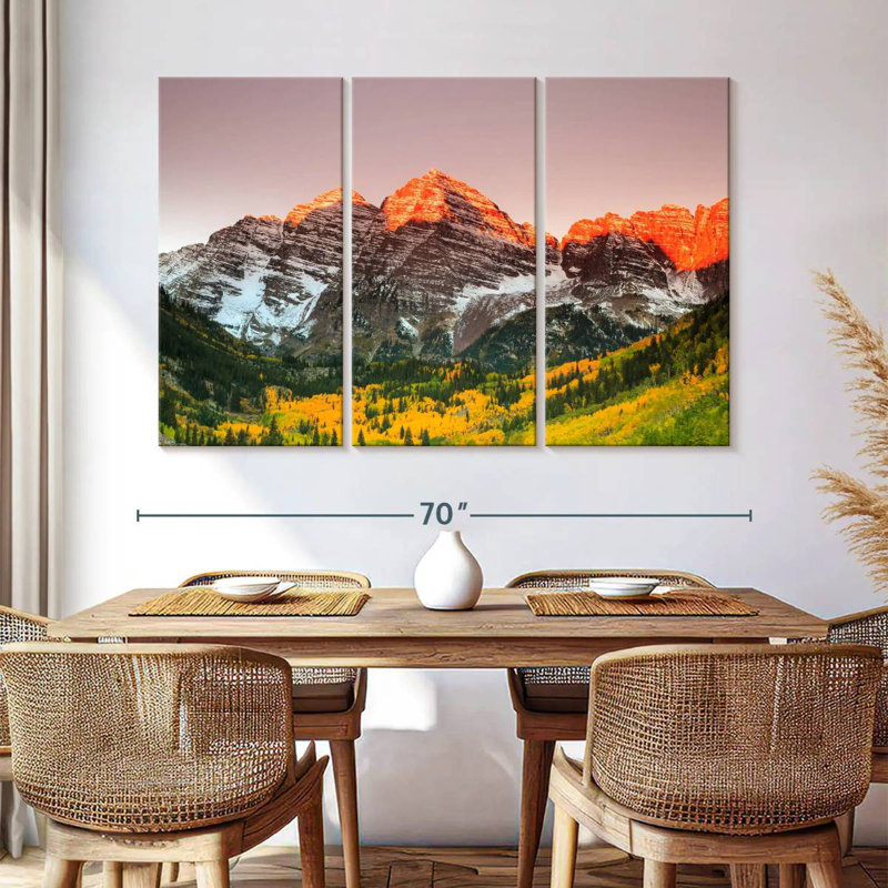 Alvord Maroon Bells Mountain View, 24" H x 38" W