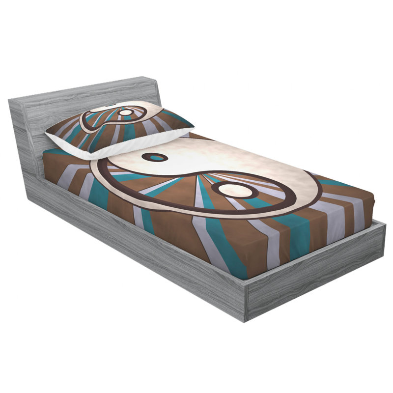 Microfiber Sheet Set, Twin Sheet Set with Fitted Sheet