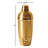Tuscany Metal Classics Gold Cocktail Shaker