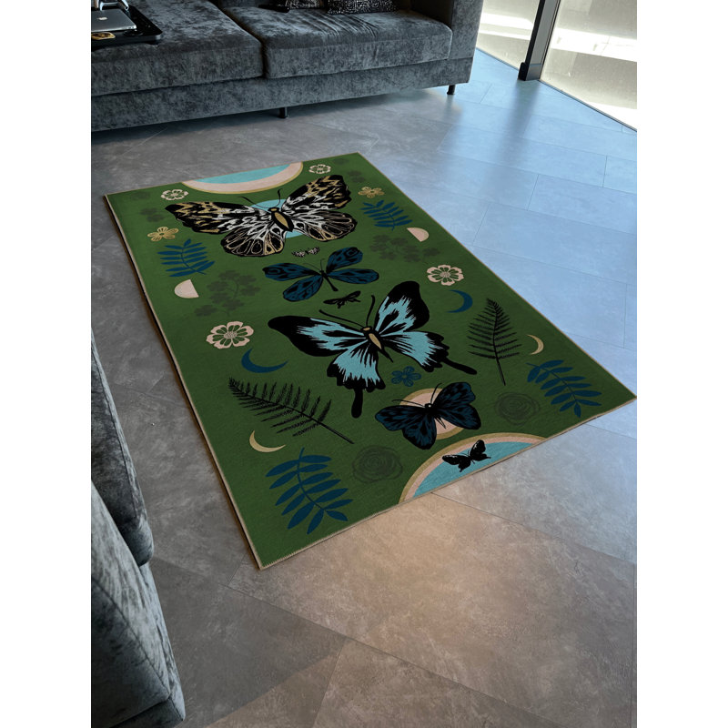 Tapis décoratif moderne Mira, Rectangle 3 pi 3,37 po x 4 pi 11,06 po