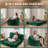 Convertible Bean Bag Chair, Giant Memory Foam Bean Bag Sofa Bed with Washable Cover, Flannel Fabric, Side Pocket & Handle-1136445478