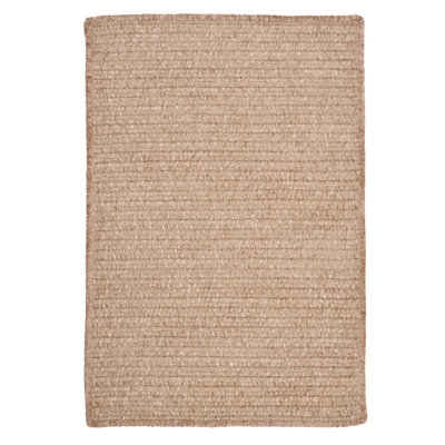 Tapis brun tressé Yaritza