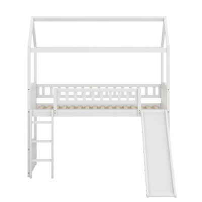 House Loft Bed With Slide